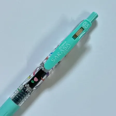 【数量限定】古川紙工×文房具メーカー　SARASA　0.5　黒インク　ブルーグリーン軸