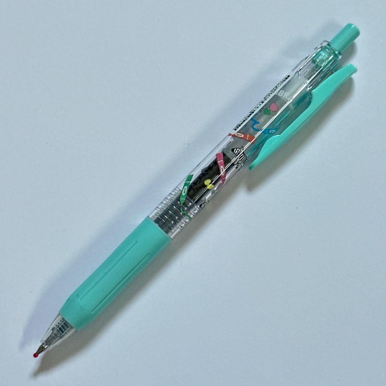 【数量限定】古川紙工×文房具メーカー　SARASA　0.5　黒インク　ブルーグリーン軸