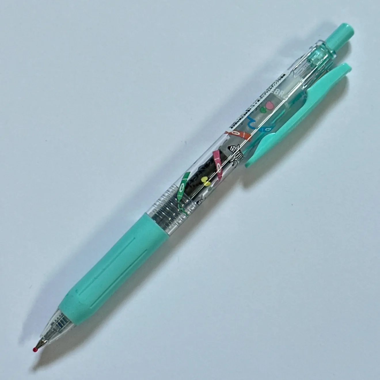 【数量限定】古川紙工×文房具メーカー　SARASA　0.5　黒インク　ブルーグリーン軸