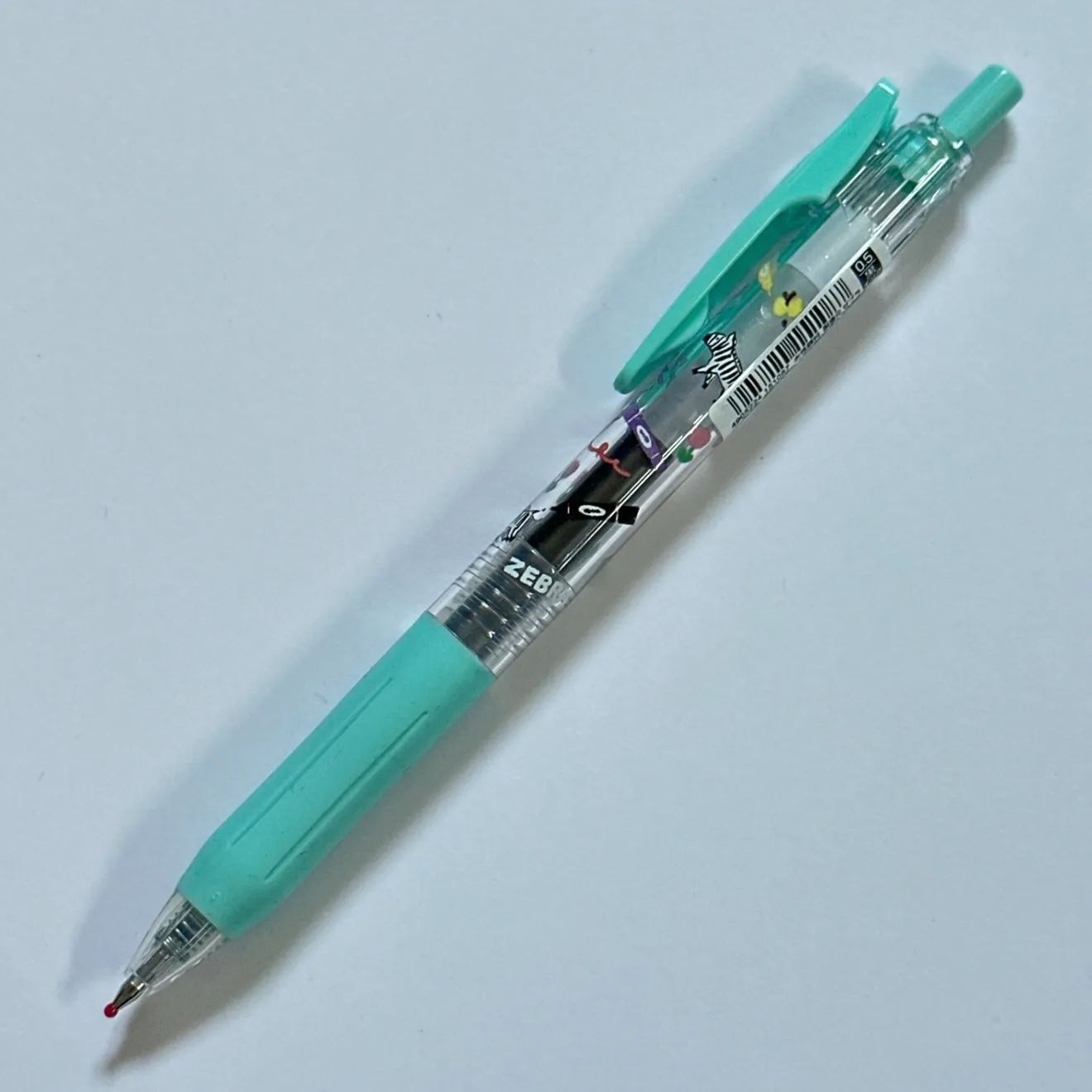 【数量限定】古川紙工×文房具メーカー　SARASA　0.5　黒インク　ブルーグリーン軸