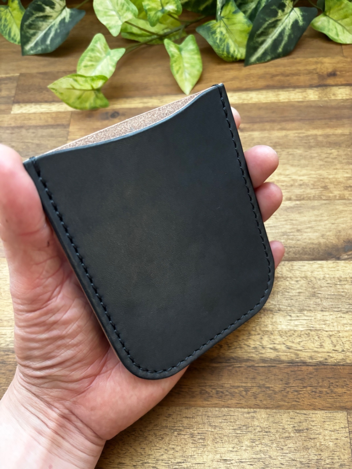 限界ウォレット｜昭南皮革　多脂ベンズ／ミニ財布／極小財布／手縫い