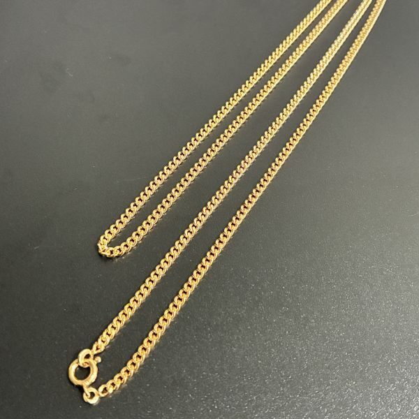 【フランス製・K18GF】喜平チェーン ネックレス 60cm