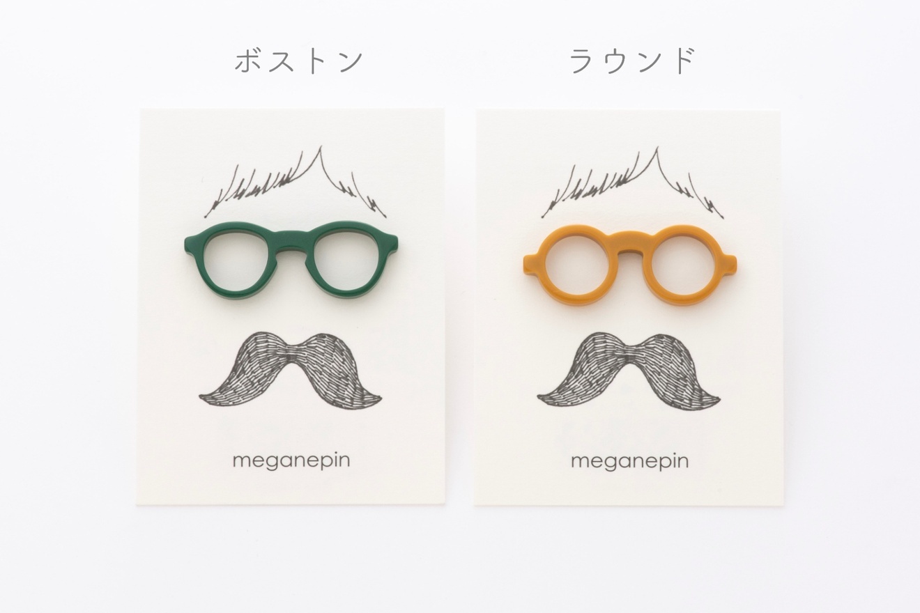 胸元にメガネを。鯖江が生んだ小さな個性派ピンズ