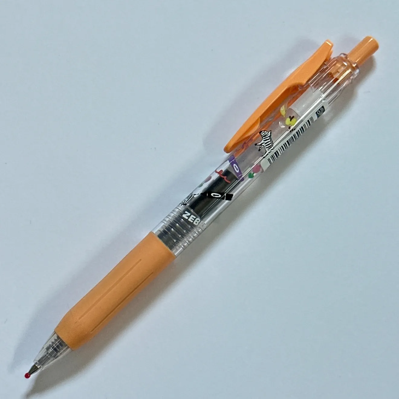 【数量限定】古川紙工×文房具メーカー　SARASA　0.5　黒インク　ミルクオレンジ軸