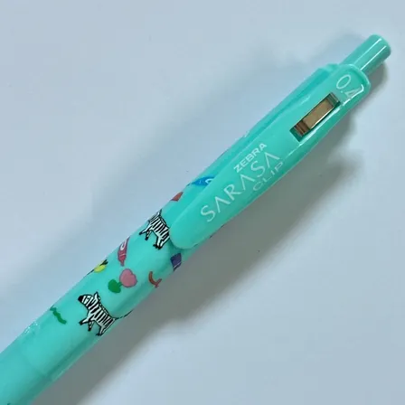 【数量限定】古川紙工×文房具メーカー　SARASA　0.4　黒インク　ブルーグリーン軸