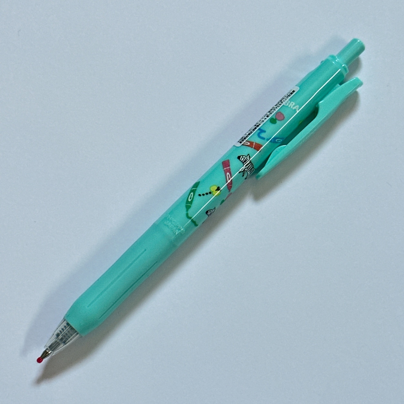 【数量限定】古川紙工×文房具メーカー　SARASA　0.4　黒インク　ブルーグリーン軸