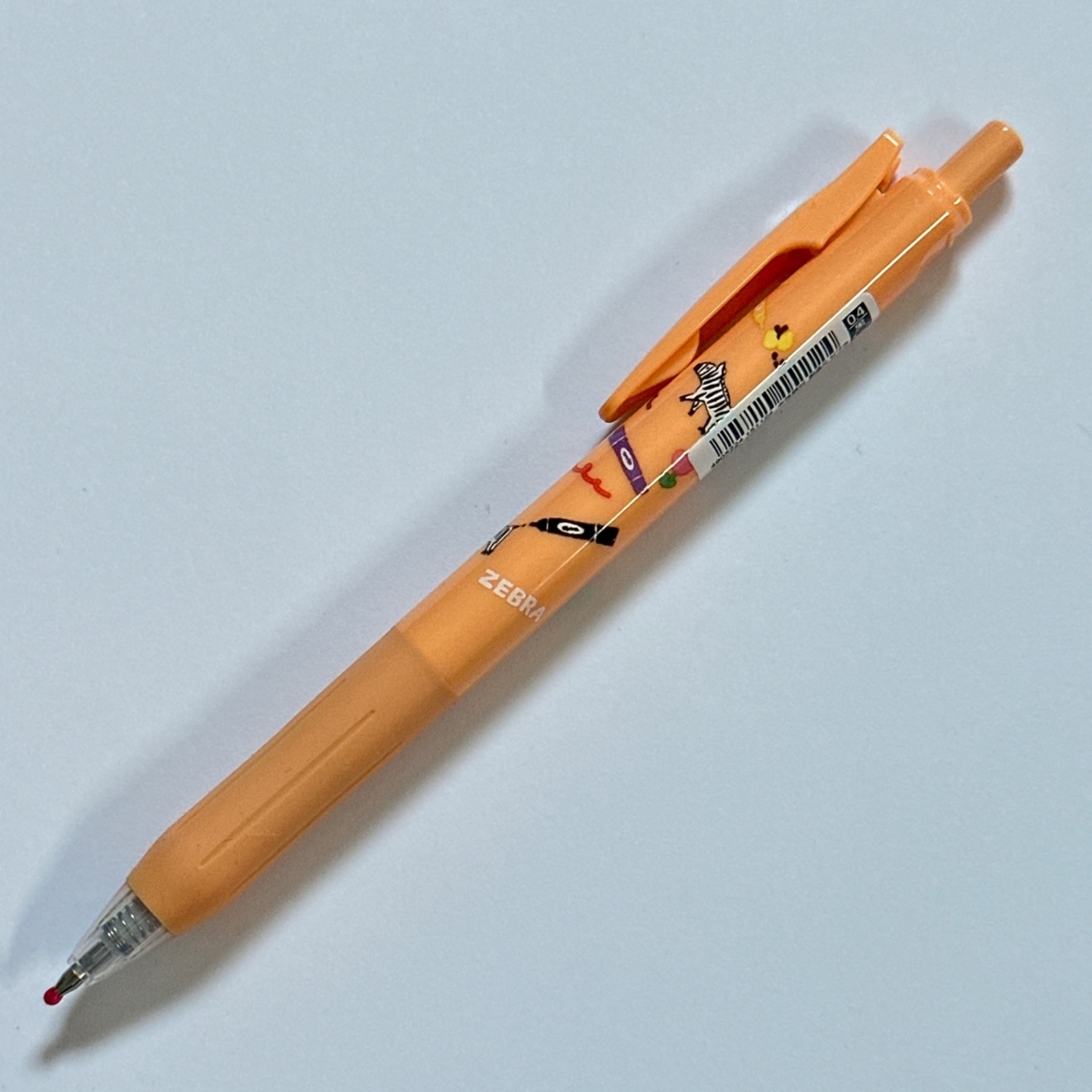 【数量限定】古川紙工×文房具メーカー　SARASA　0.4　黒インク　ミルクオレンジ軸