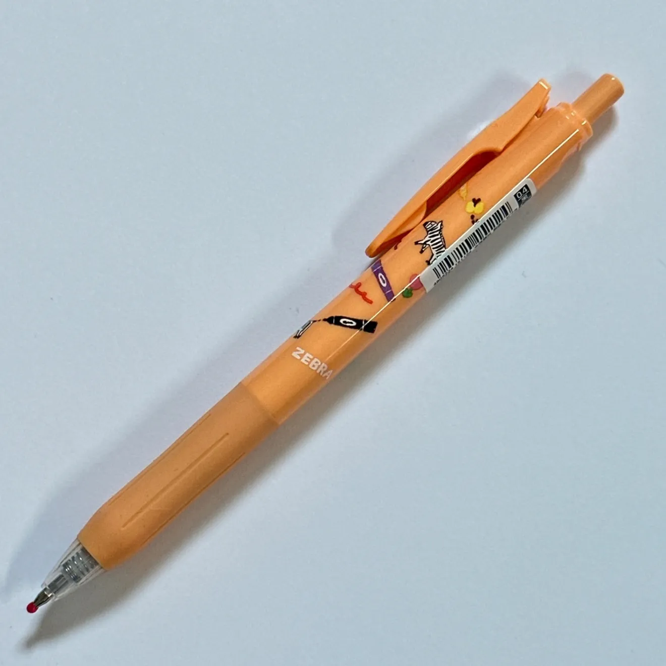 【数量限定】古川紙工×文房具メーカー　SARASA　0.4　黒インク　ミルクオレンジ軸
