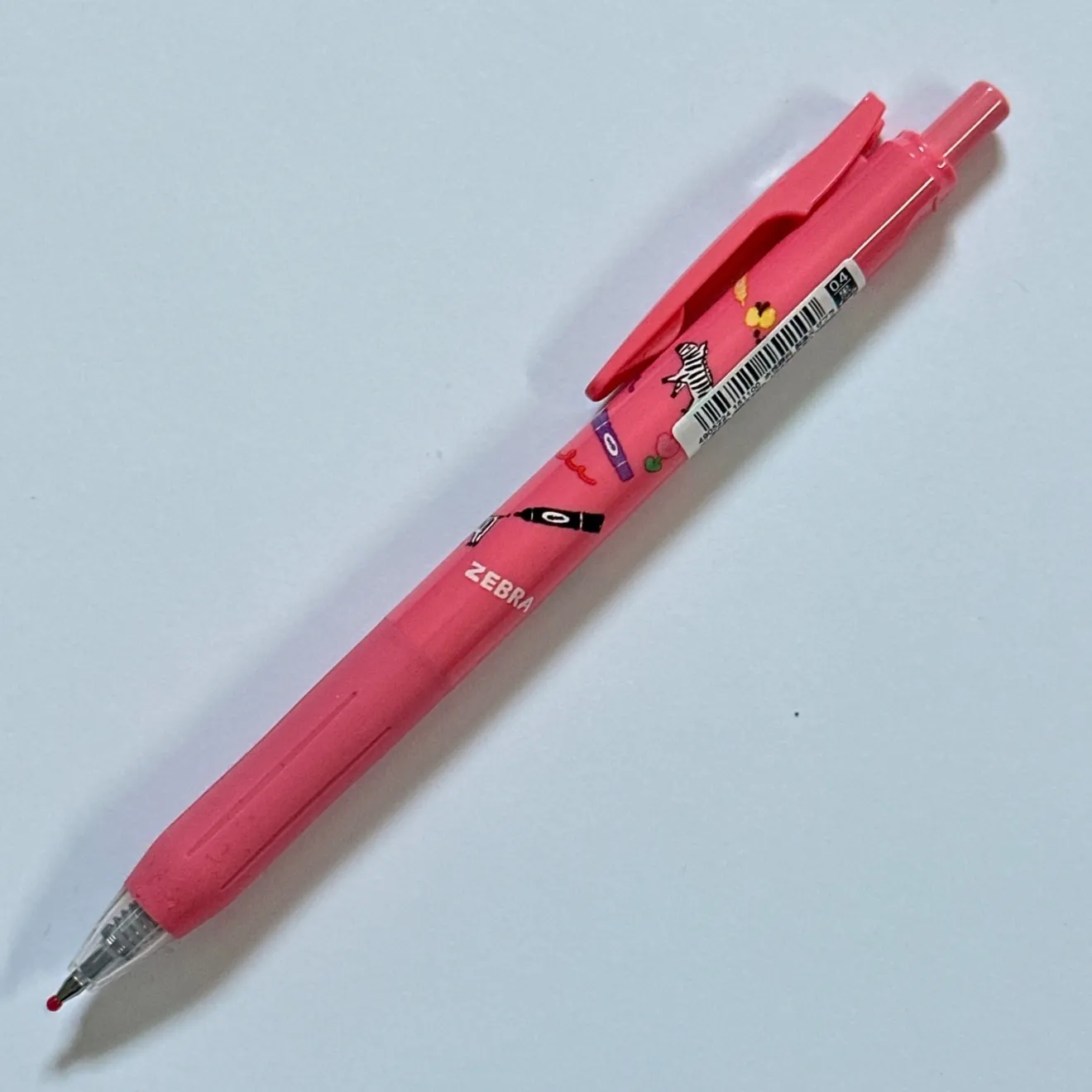 【数量限定】古川紙工×文房具メーカー　SARASA　0.4　黒インク　ミルクピンク軸