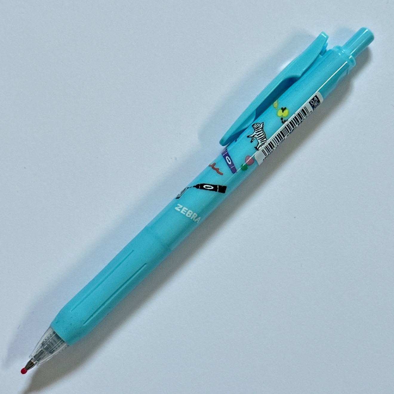 【数量限定】古川紙工×文房具メーカー　SARASA　0.4　黒インク　ミルクブルー軸