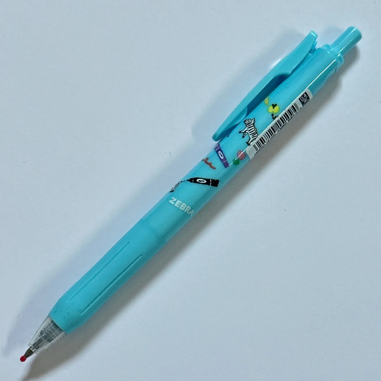 【数量限定】古川紙工×文房具メーカー　SARASA　0.4　黒インク　ミルクブルー軸