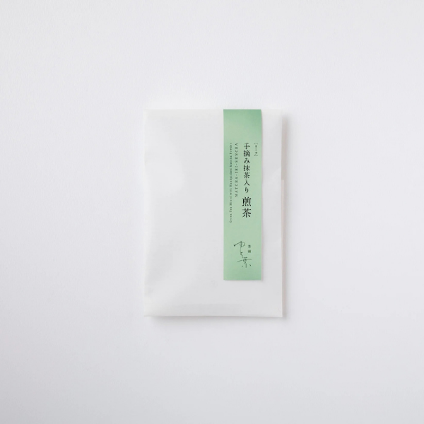 目にも鮮やかな緑に癒やされる「手摘み抹茶入り煎茶」