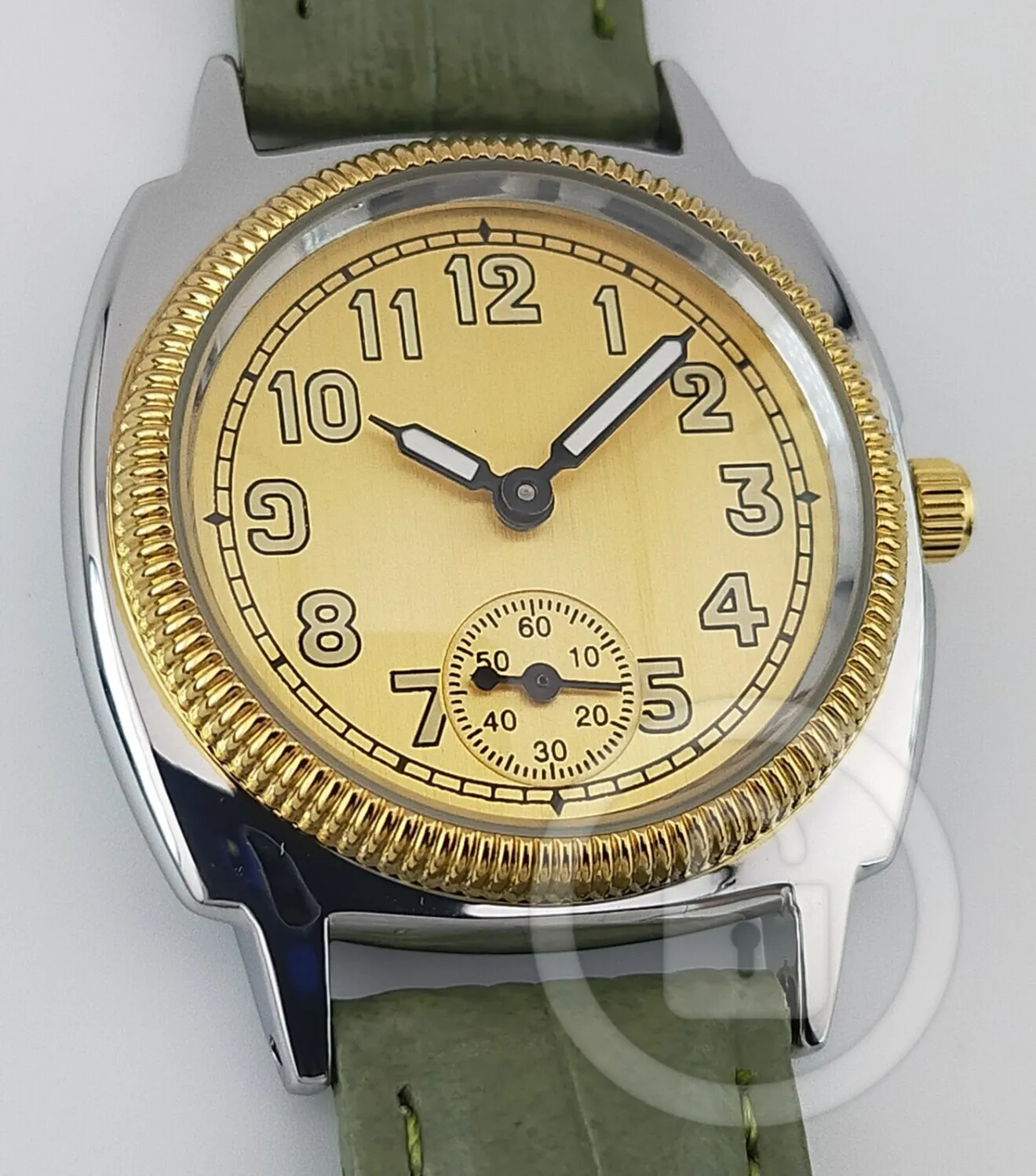 極まるヴィンテージ感【1926オイスタートリビュート/新品】スモセコ 鶯レザー