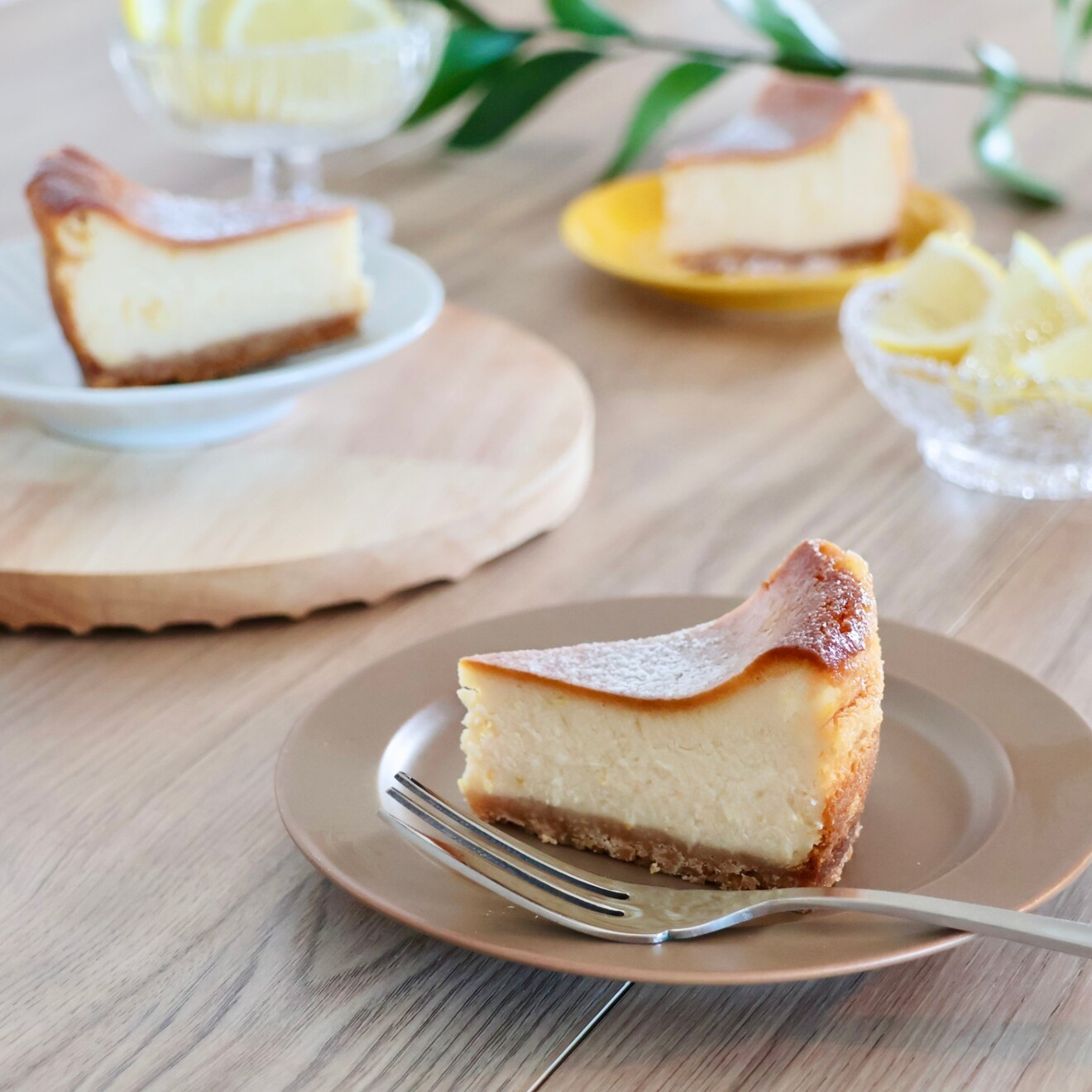 期間限定！国産レモンのチーズケーキ