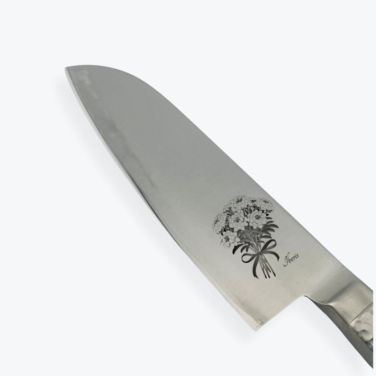 【イベリス】三徳包丁　刃渡り15.6cm　日本製　名入れ　刻印｜cherish 1st