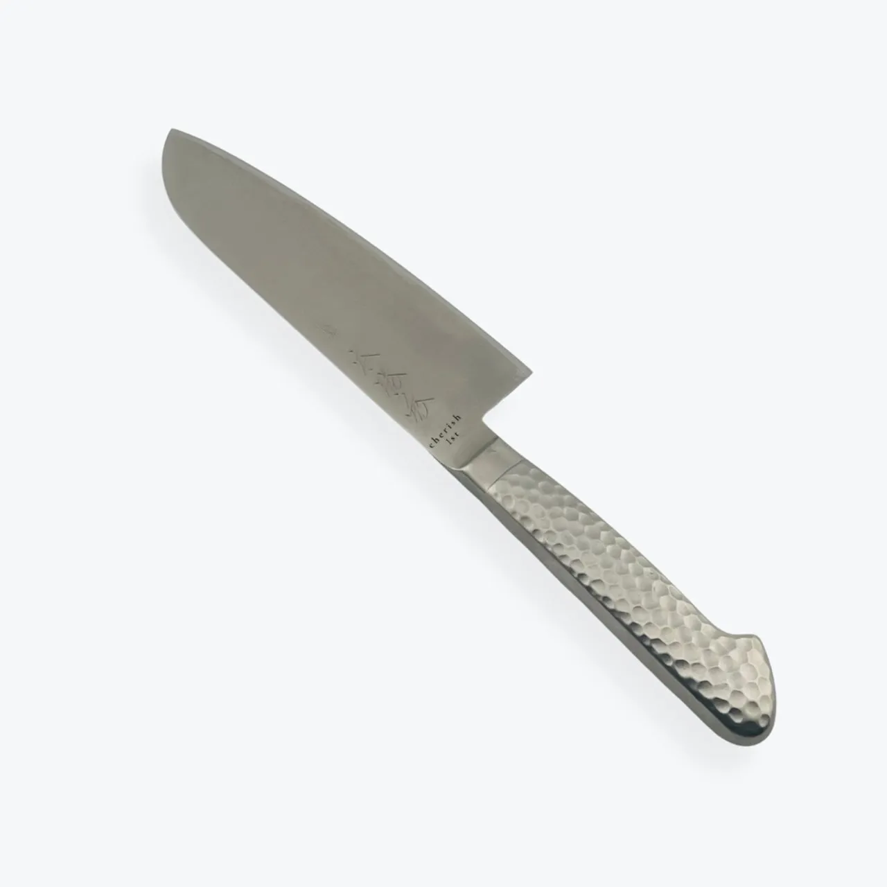 【イベリス】三徳包丁　刃渡り15.6cm　日本製　名入れ　刻印　手研ぎ