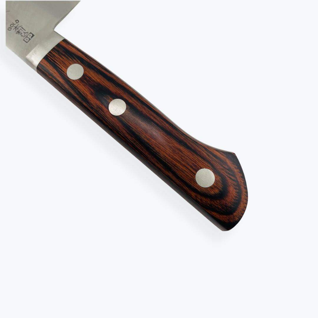 【ラークスパー】小型三徳包丁　刃渡り14cm　日本製　名入れ　刻印｜cherish 1st