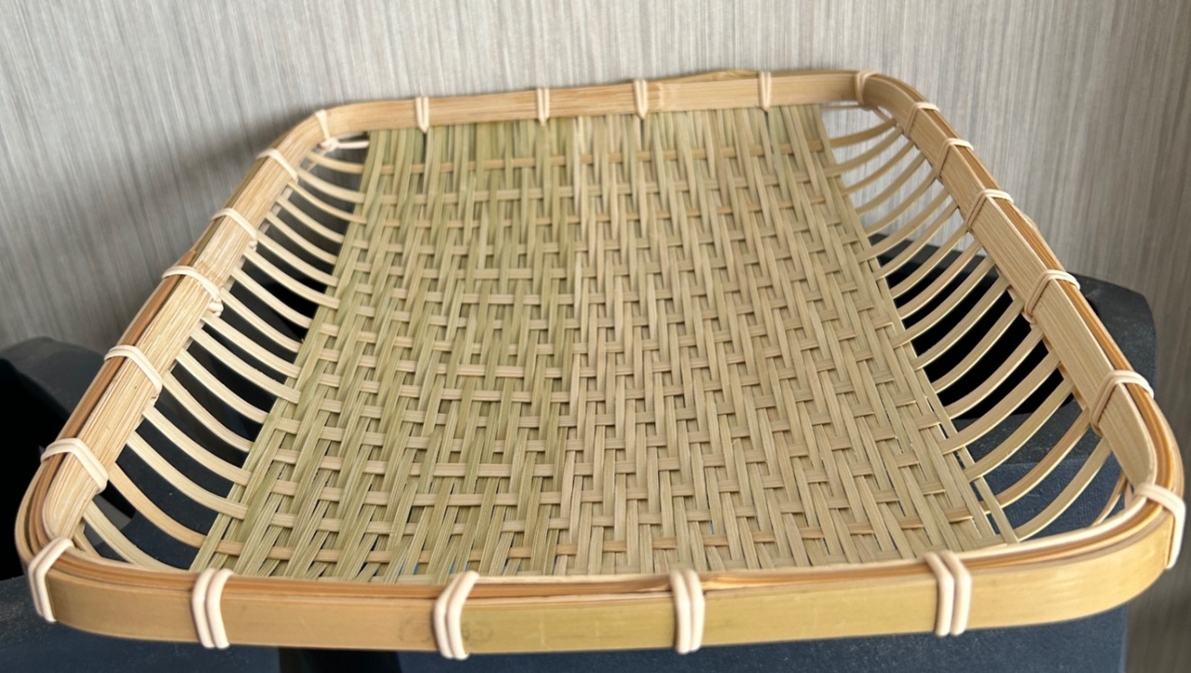 角盛りザル 国産 真竹【希少生産の日本製竹ザル】ざる