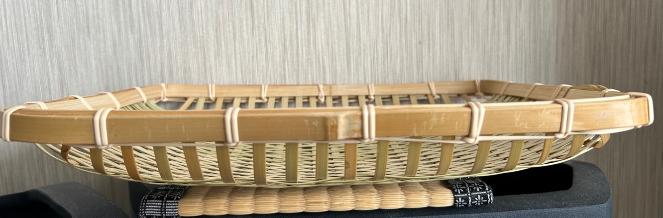 角盛りザル 国産 真竹【希少生産の日本製竹ザル】ざる