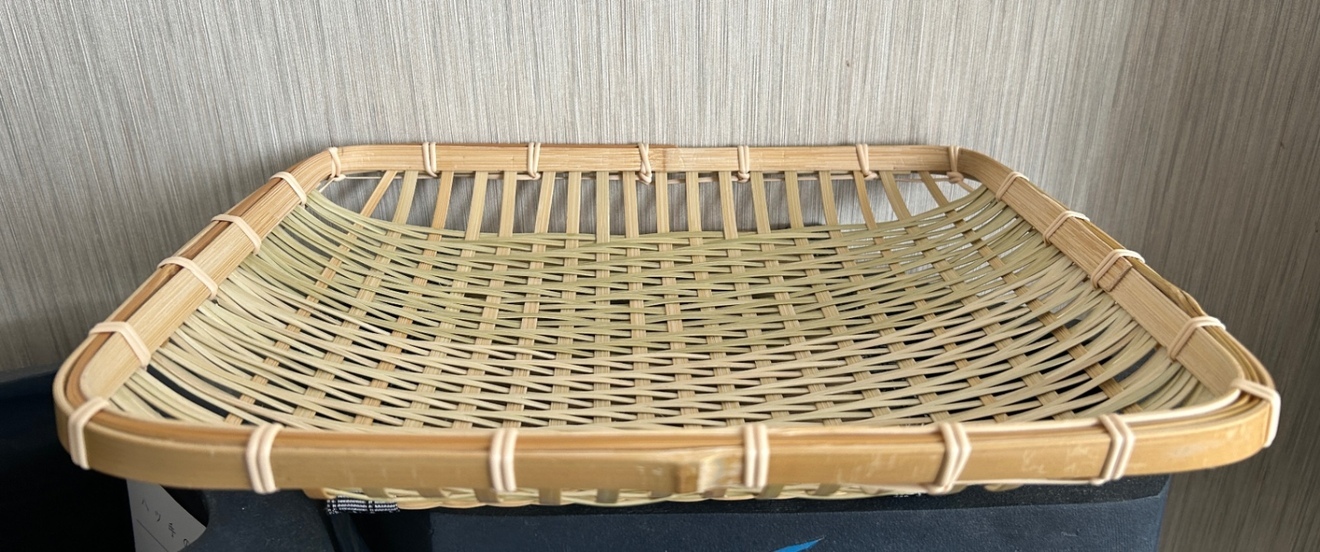角盛りザル 国産 真竹【希少生産の日本製竹ザル】ざる
