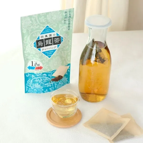 台湾烏龍茶ティーバッグ 5g×12包 1ℓ用 ｜農薬不使用 オーガニック フェアトレード 林農園
