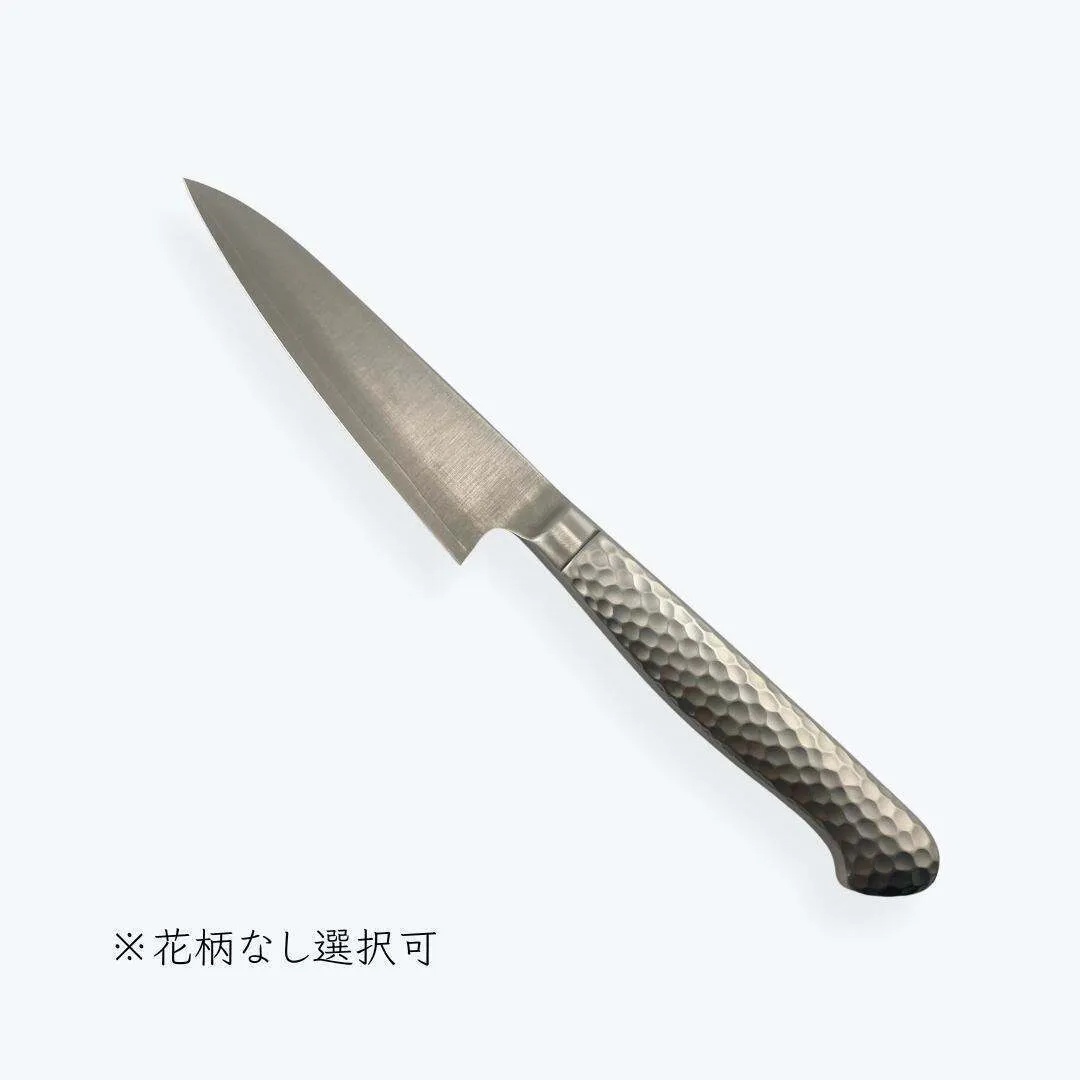 【イベリス】ペティナイフ　刃渡り12cm　日本製　名入れ　オリジナル　手研ぎ