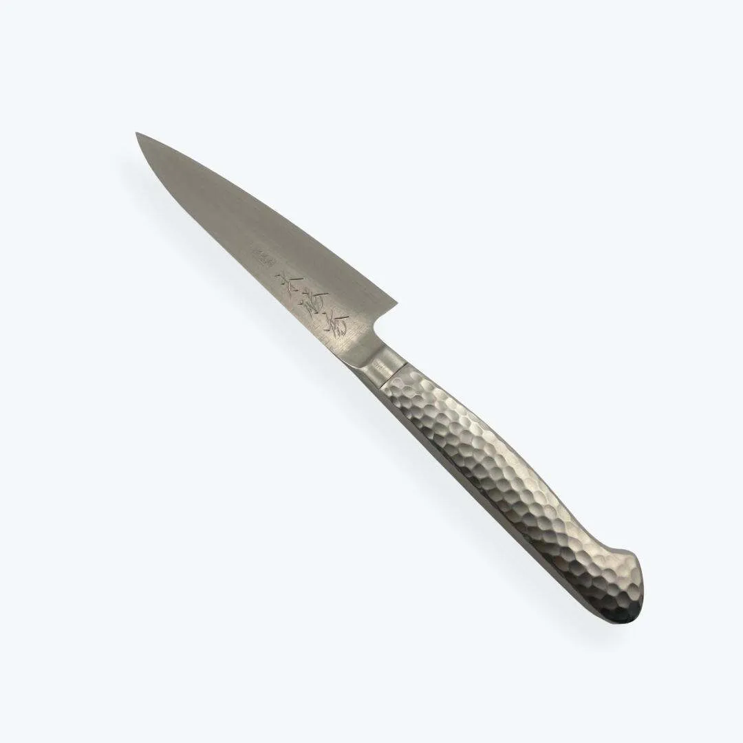【イベリス】ペティナイフ　刃渡り12cm　日本製　名入れ　オリジナル　手研ぎ