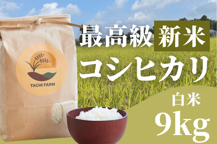 【2026年産新米予約】千葉県産コシヒカリ9kg（9月発送）