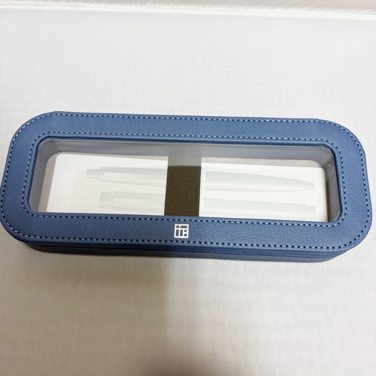 フレームペンケース〈ブルー〉