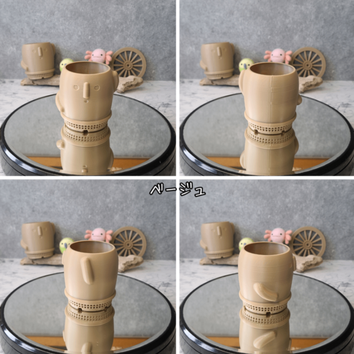 ハニワ1号鉢｜3Dプリンター製