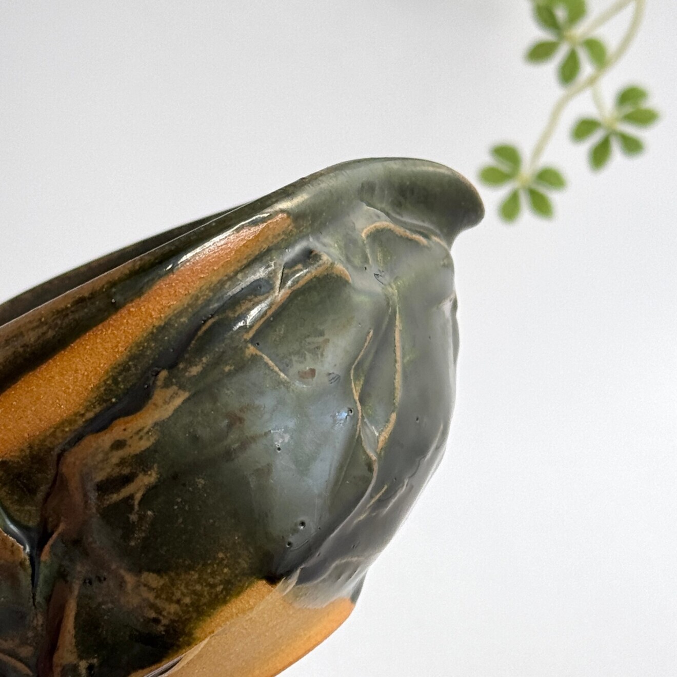 【凹凸がたのしい】でいとの酒器 | 織部 片口 小鉢にも | 陶器
