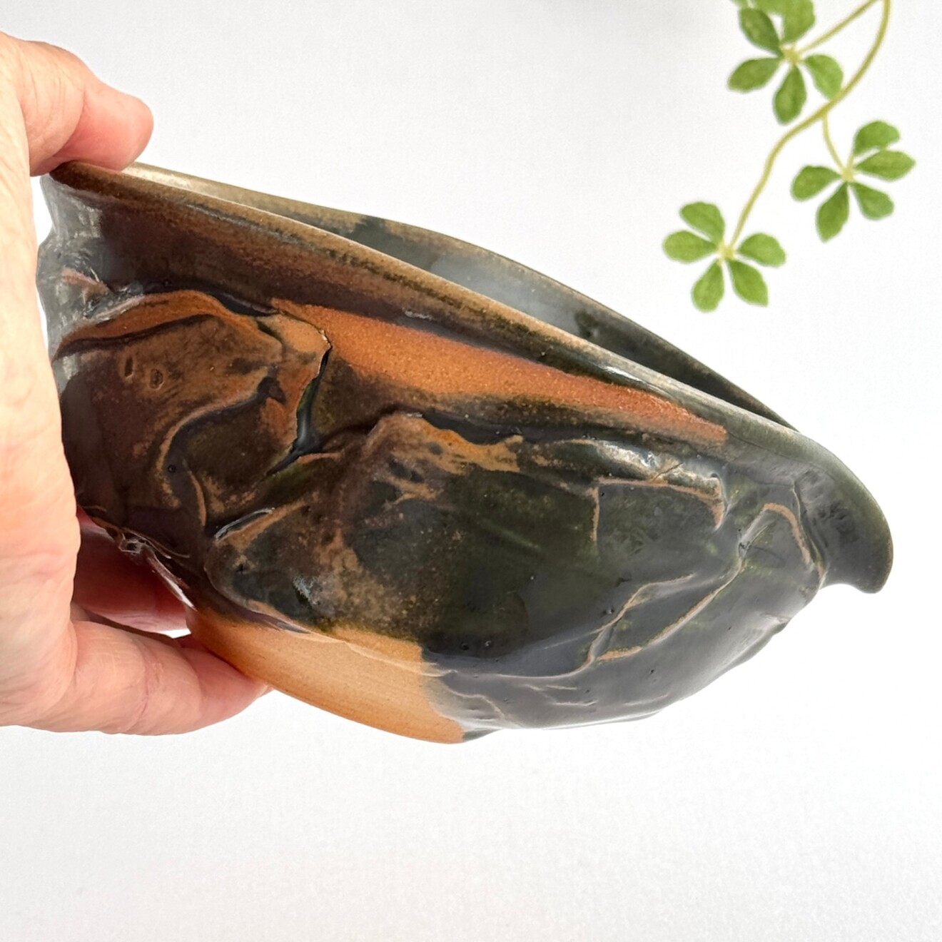 【凹凸がたのしい】でいとの酒器 | 織部 片口 小鉢にも | 陶器