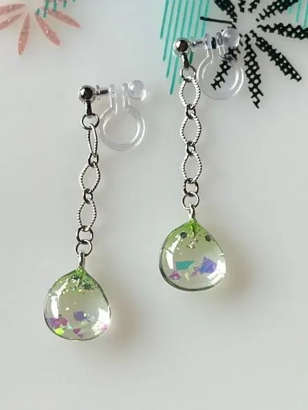 ノンホールピアス🌸ゆらゆらプチサイズ【リベポ払い歓迎🎉】
