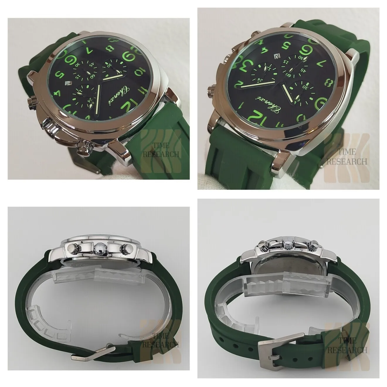 【待望のクロノグラフ搭載イタリア軍式腕時計/新品】フィッシュテールバックル装備⑥
