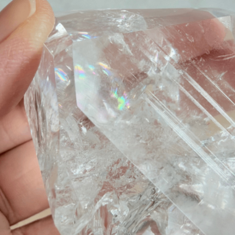 透明の奥に景色が広がる　レムリアン フリーフォーム 02 ｜ブラジル トカンティンス州産