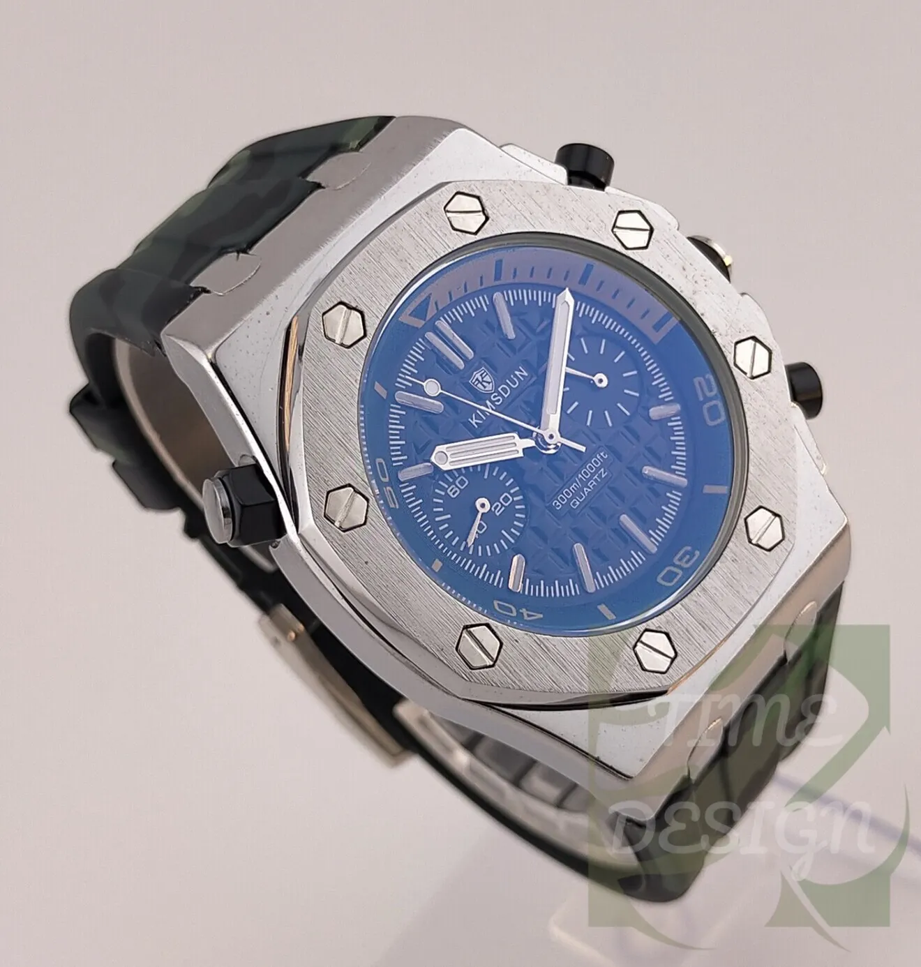 【伝統的八角モデルを現代にモデファイ/新品】デザインウォッチ 迷彩②