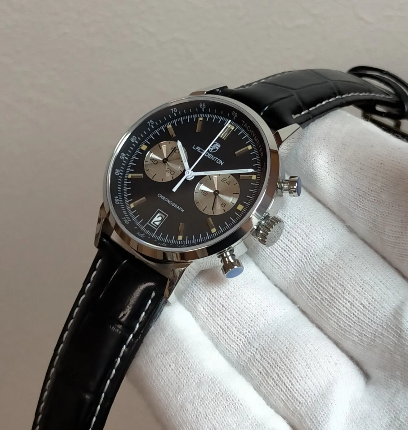 【洗練のアメリカンスタイルクロノグラフを国産VKムーブで安心して楽しむ/新品】①
