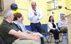 Coláiste Iosagáin celebrates retirement of three staff members, Mr. John Heraty, Mr. Paul Daly & Ms. Joan O Sullivan
