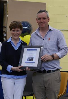 Coláiste Iosagáin celebrates retirement of three staff members, Mr. John Heraty, Mr. Paul Daly & Ms. Joan O Sullivan