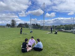 Students enjoying the activities of sports day!