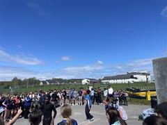 Students enjoying the activities of sports day!