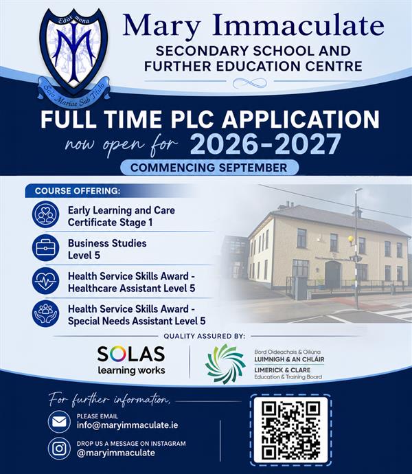 Full Time PLC Courses Available