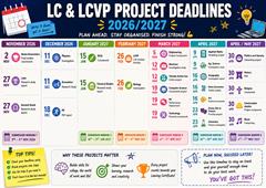 Leaving Certificate and LCVP Project Deadlines 26/27