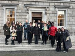 Student Council Trip to the Dáil