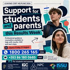 Leaving Certificate Helpline Launches this week