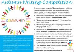 Autumn Writing Competition 2025 - Results