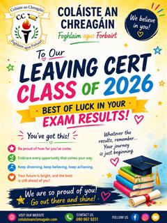 Leaving Cert Class of 2026 Exam Results
