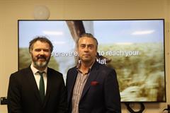 Dr. Richard Hogan speaks to students and staff about positive mental health