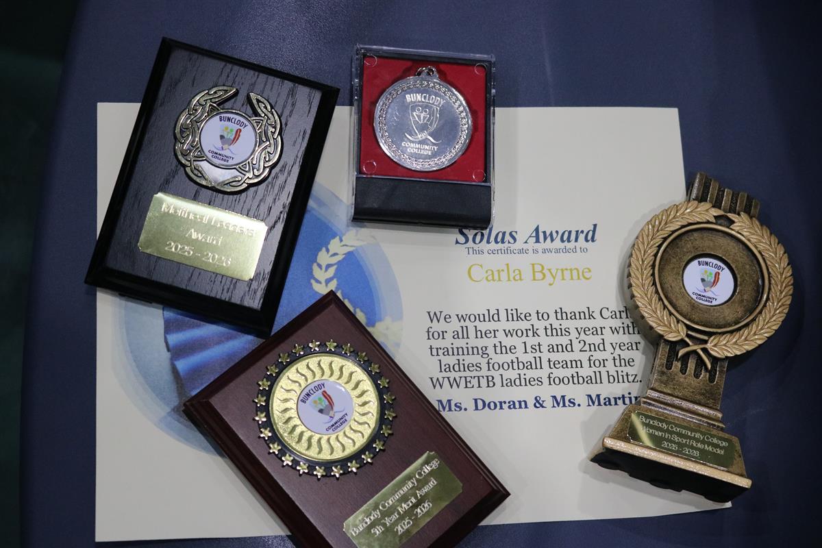 Awards Day 2026 at Bunclody Community College