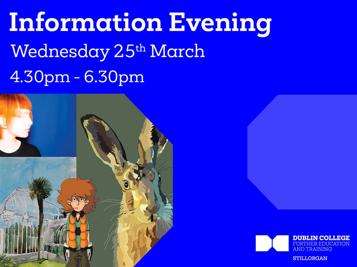 Interested in one of our courses starting September 2026? Then why not come along to our next Information Evening – Wednesday, 25 March(4:30 pm – 6:30 pm).